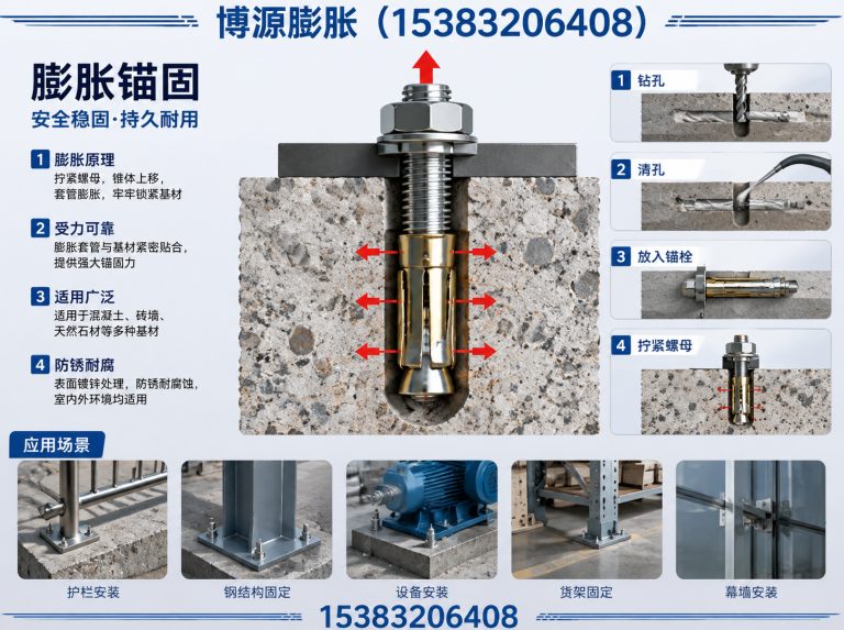 临漳县膨胀锚固展示图